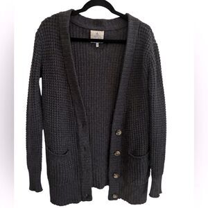 Aerie Charcoal Knit Sweater Woman’s Size M